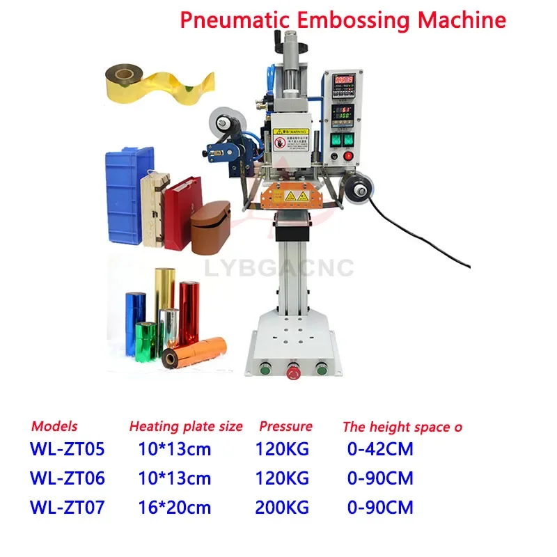 Plastic Hot Stamping Machine, Embossing Branding, Heat Press Machine for PVC Leather Plastic Basket, Electrical Ring Curved Logo