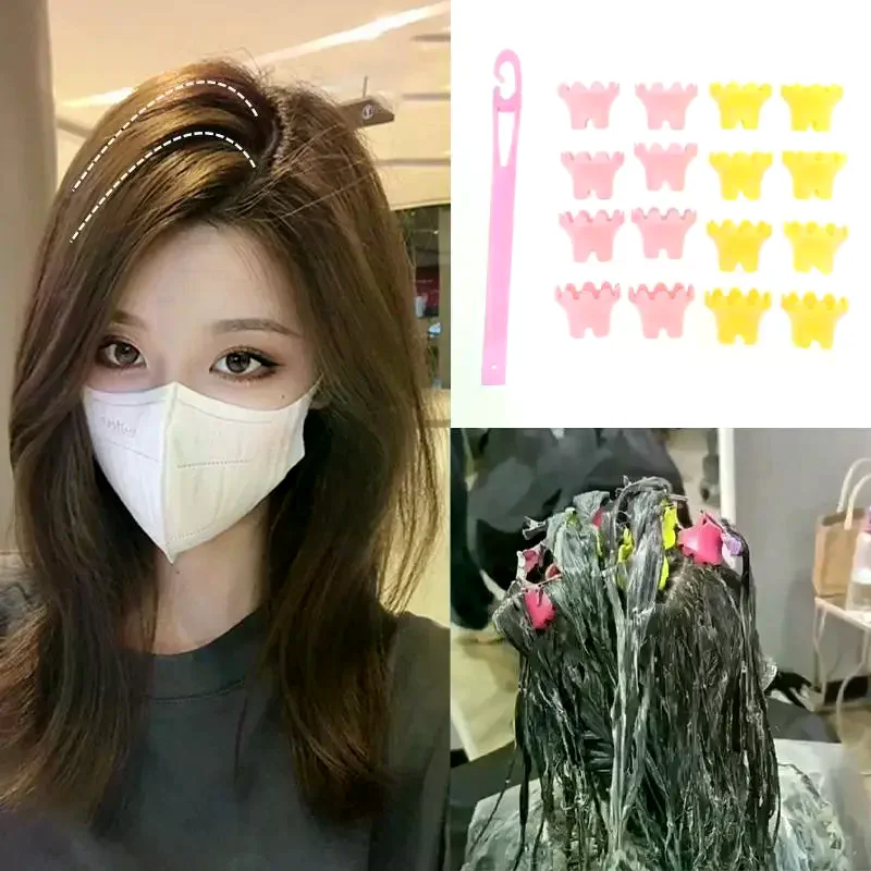 

15/18Pcs Hair Root Perm Rods Bars Curlers With Hair Hook Hair Rollers Hair Styling Tools Fluffy Hair Maker DIY Curling Hair Tool