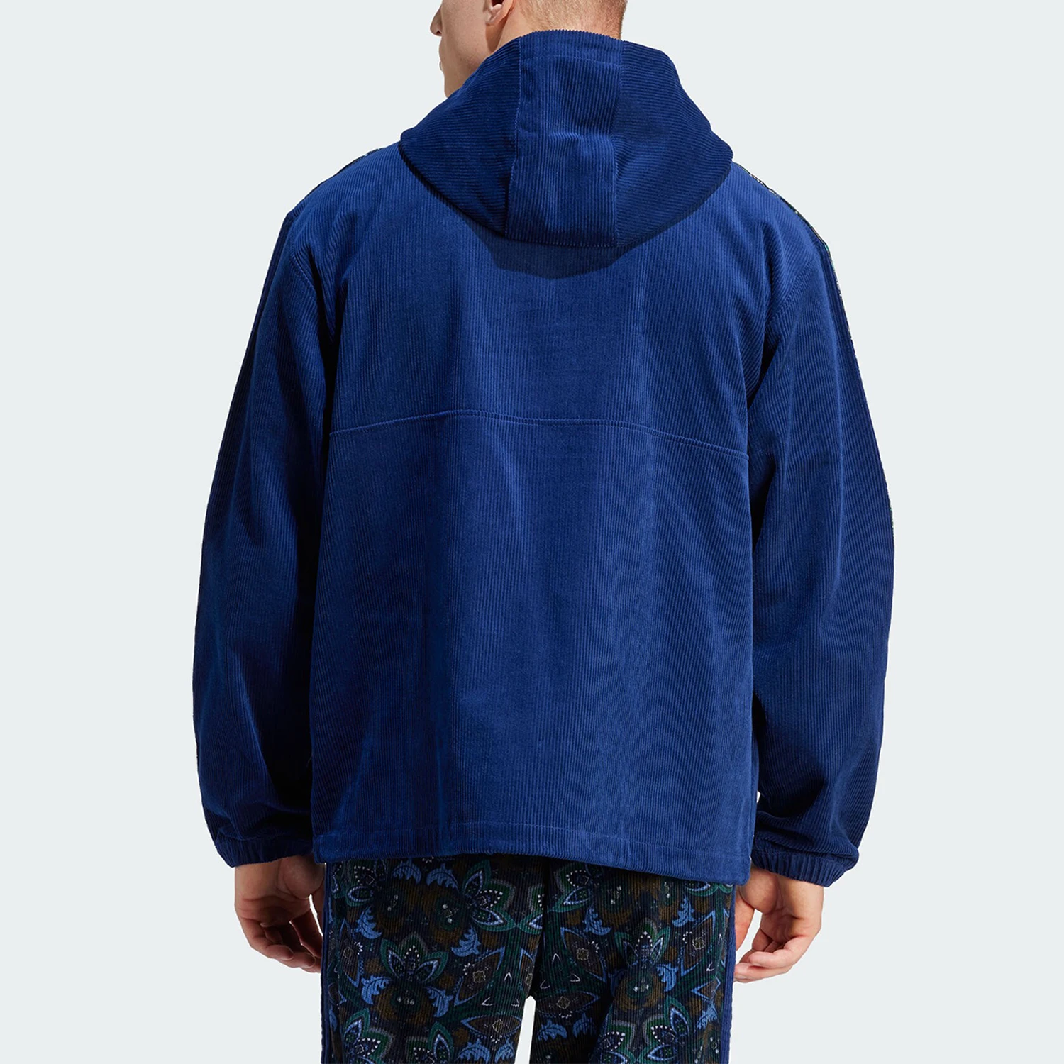 Adidas genuine clover men's corduroy warm sports sweatshirt IS9571