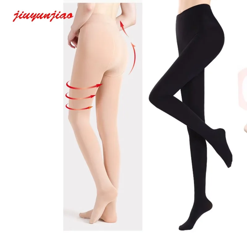 Medical Compression Pantyhose for Varicose Veins Stockings 20-30 MmHg Compression Support Pantyhose Plus Size Thights Slimming