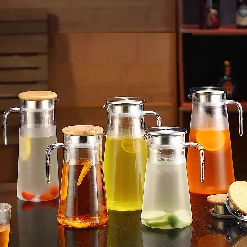 

Acrylic Juice Plastic Wine Separator, Plastic Water Bottle, Cold Kettle, Fruit Bar Tool Jar, Plastic Drill Pot PC Home Bar, 1.6L