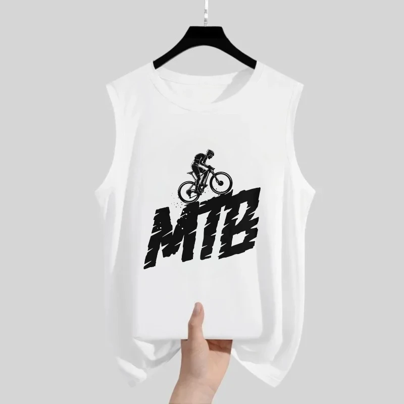 

Men's Tank Top 2025 Summer t shirt y2k Running top tank tops Graphic Vest Quick Dry Printed Y2k streetwear Aesthetic clothing
