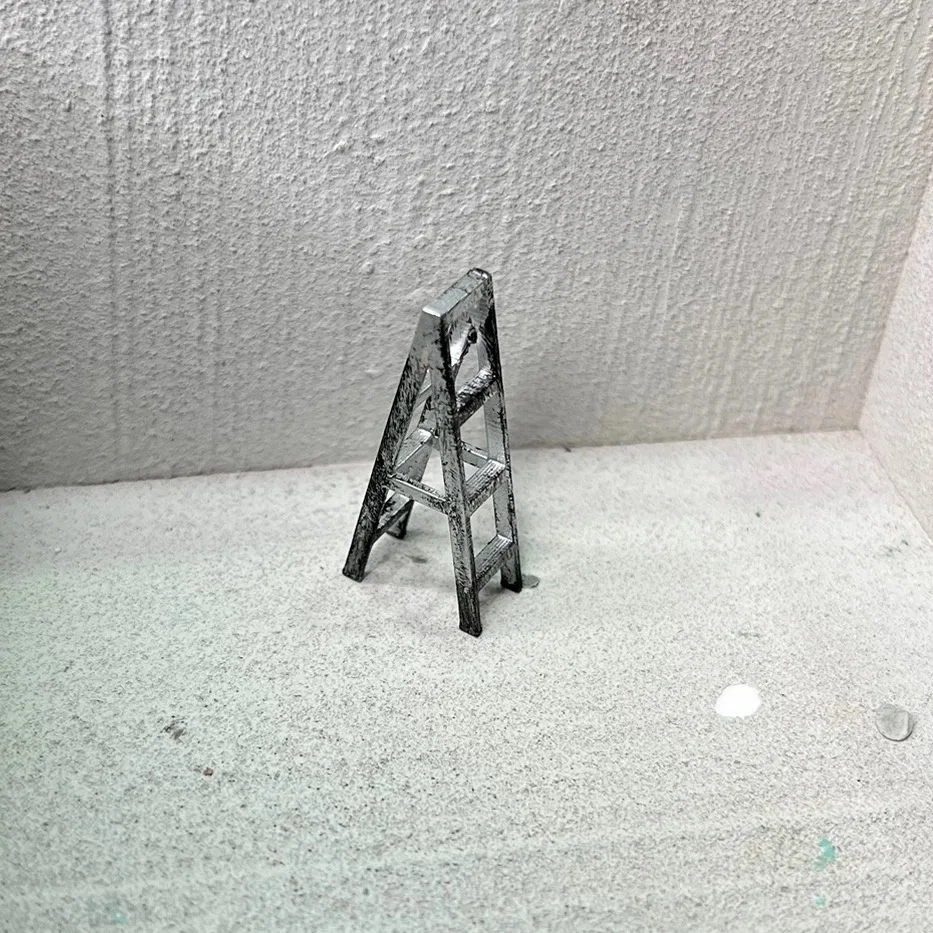 1/64 Auto Repair Tire Remover, Balancing Machine, Hub Stand Trolley and Other Miniature Car Model Scene Accessories