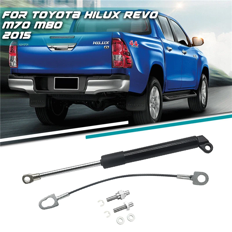 

1Pcs/Set Car Rear Trunk Tailgate Lift Support Gas Springs Shock Strut Supports Rods For Toyota Hilux Revo M70 M80 2015