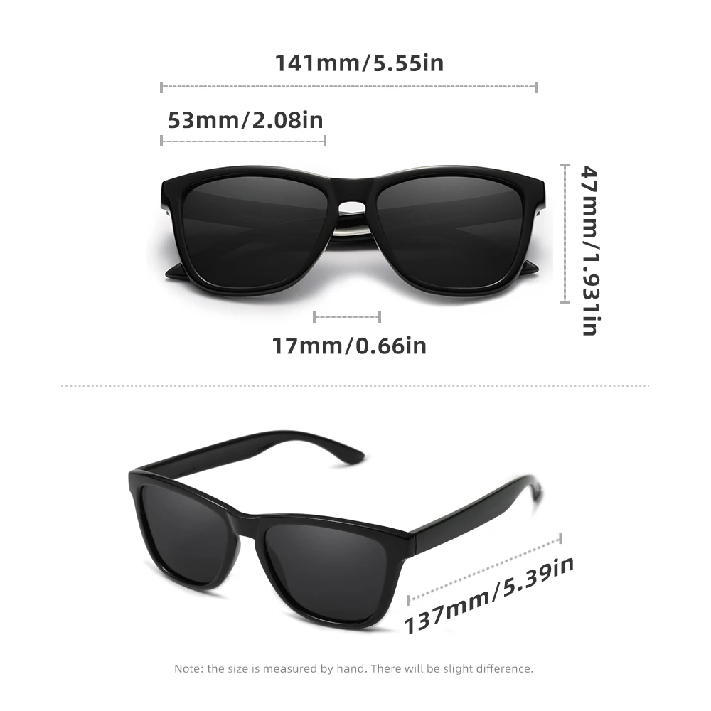 KINGSEVEN Fashion Men‘s Sunglasses Polarized UV400 Sunscreen Glasses Ultralight TR90 Women Fishing Driving Glasses image 5
