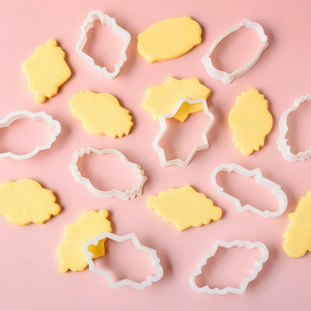 Festival Blessing Cookie Cutters Biscuit Mold Stamp Kitchen Baking Pastry Bakeware Dessert Baking Supplies