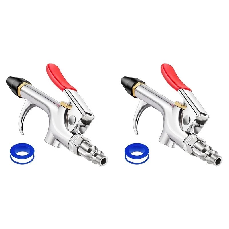 A95G 2X Air Blow Gun Set, Two-Way Air Nozzle Blow Gun, 1/4-Inch For Dust Removal And Air Inflating