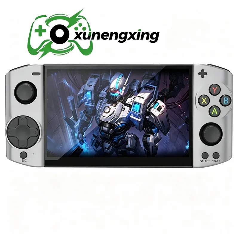 Retro Handheld Game Console B18 Ultra 5.1 Inch OLED Screen Linux OS Portable Video Game Player 3D Joystick Support 30+ Emulators