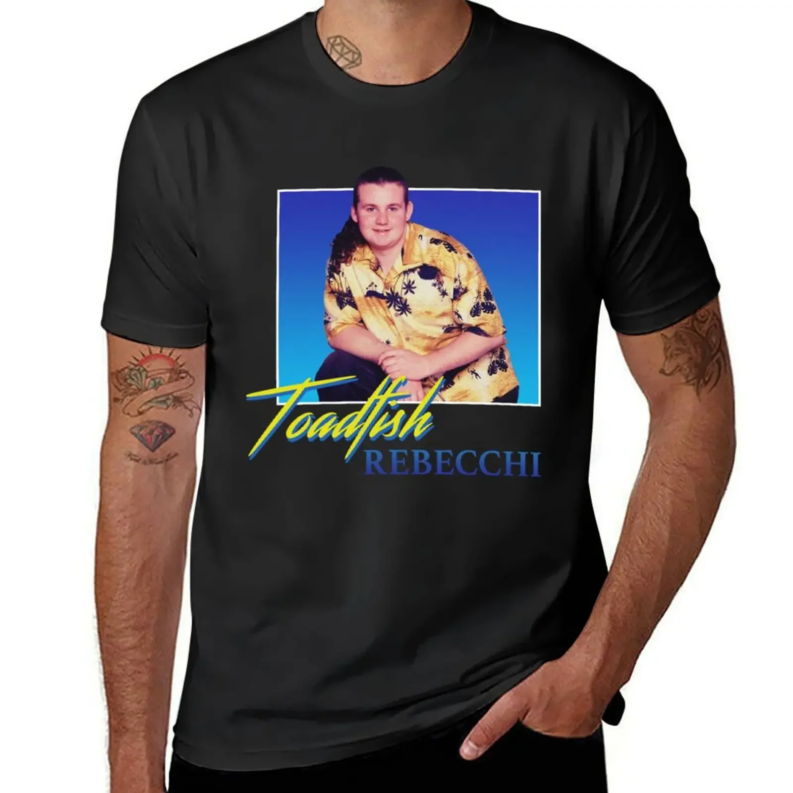 Toadie from Neighbours (Toadfish Rebecchi) - 80s Style Nostalgic Print T-Shirt blacks anime tshirt mens shirts graphic tee