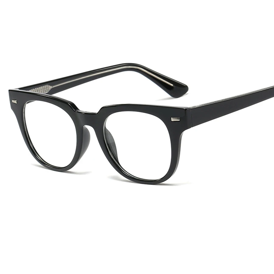 

WOWSUN Women's Reading Glasses Anti Blue Light Geometric Pink Frame Myopia Astigmatism Prescription Glasses Women