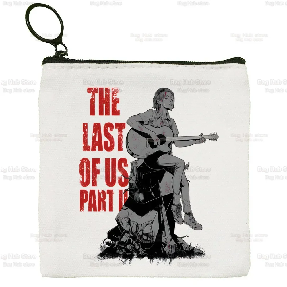 The Last of Us Canvas Coin Purse Joel Ellie Storage Pouch Firefly Canvas Bag Fireflies Coin Bag Infected Stage Key Coin Purse