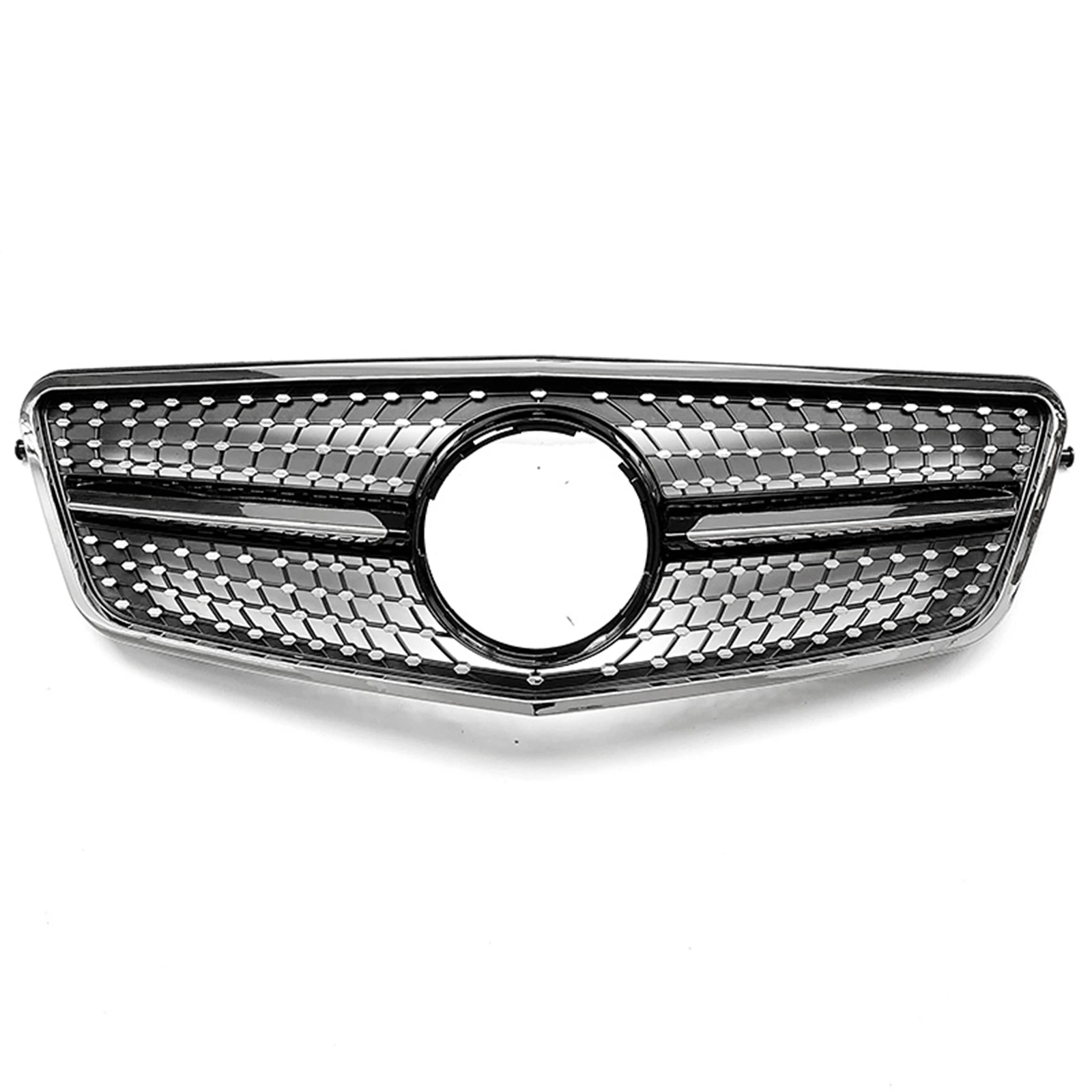 For Mercedes Benz E Class W212 E250 E300 E350 E500 E550 2010-2013 Sedan Front Grille Upper Bumper Hood Mesh
