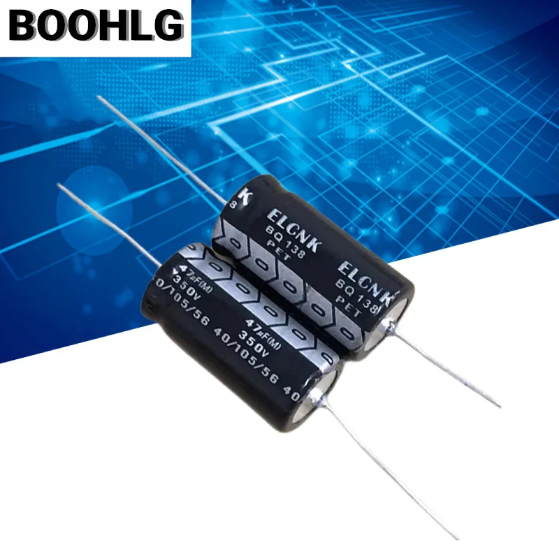 5 шт. ELCNK 250 В 350 В 47 мкФ 450 В 47 мкФ осевой поляризованный 250 В 47 мкФ алюминиевый электролитический конденсатор 16X31 мм