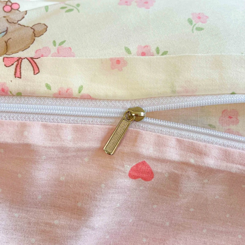 2026 جديد جميع القطن الهواء النسيج المطبوعة غطاء لحاف واحد الجلد ودية وتنفس الكرتون غطاء لحاف 160X210 #6