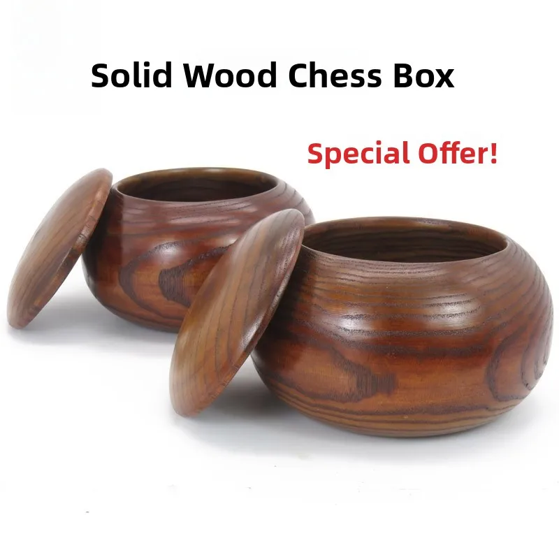 Set di Scacchi in Legno di Bambù, Scatola per Gioco Go, Pezzi a Forma di Nuvola, Gioco Cinque in Fila, Contenitore per Snack, Gioco da Tavolo Tradizionale Cinese