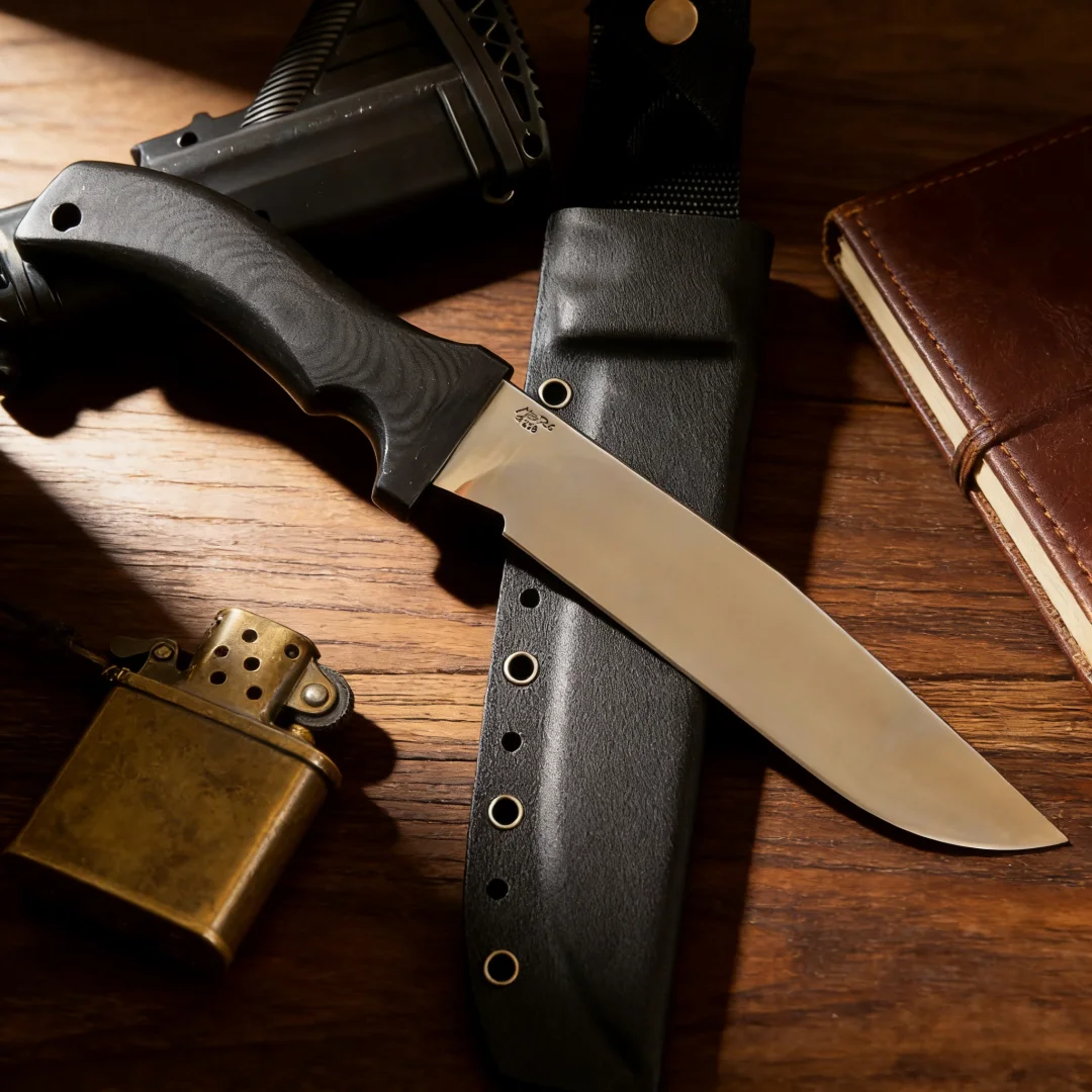 MadDog - Classic outdoor camping knife, made of A8 steel, for clearing obstacles in the jungle and for fishing outdoors.