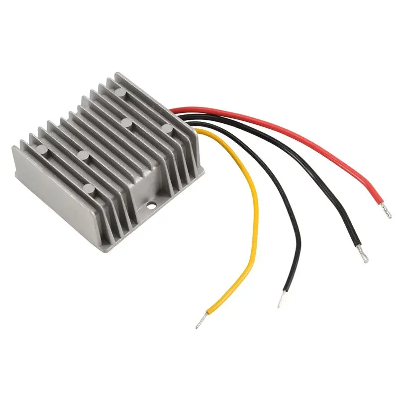 B50C 1 PCS DC 12 / 24V To DC 48V 5A 240W Voltage Converter Regulator DC/DC Boost Transformer Silver Waterproof