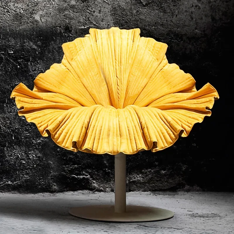 Living Room Furniture Latest Modern Design Flowers Blooming Leisure Chairs Hotel Club Armchairs