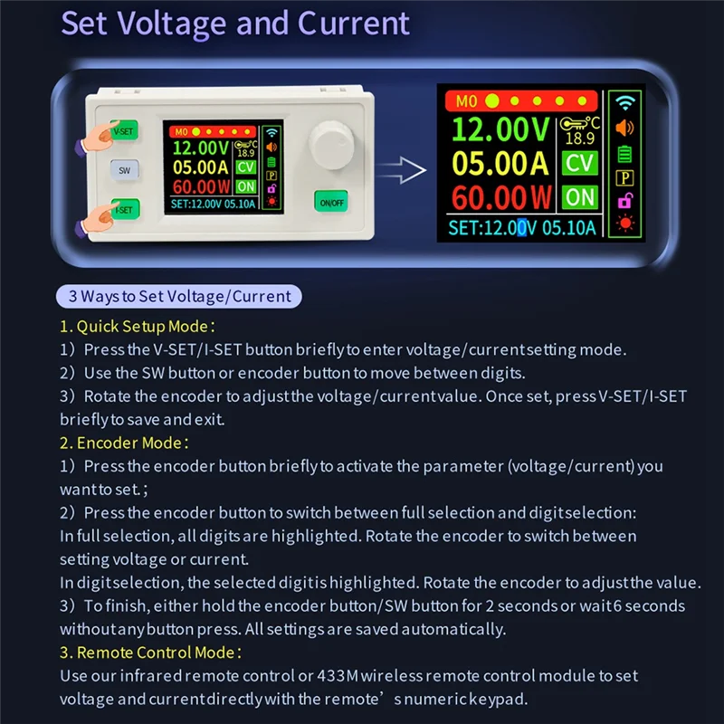 ABGI-XY12522S CNC DC Buck Boost Converter 125V 2000W ห้องปฏิบัติการ Power Regulator แรงดันไฟฟ้าคงที่และโมดูลชาร์จปัจจุบัน
