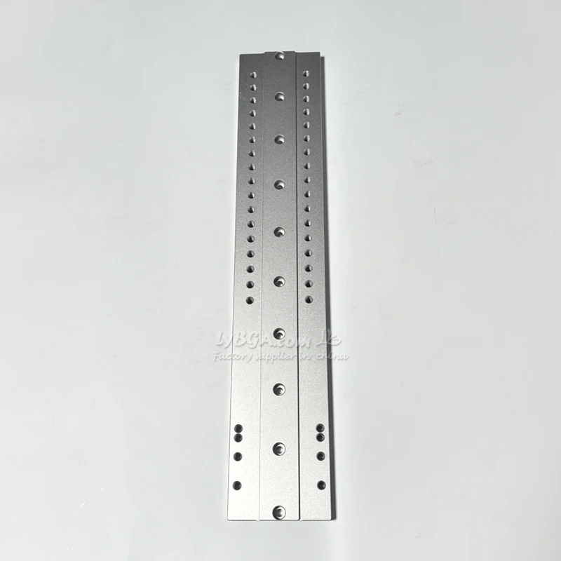 Fixed Plate 600*110*18mm Base Bottom Aluminum Plate for Install Rotary A axis Tailstock CNC Router Milling Machine