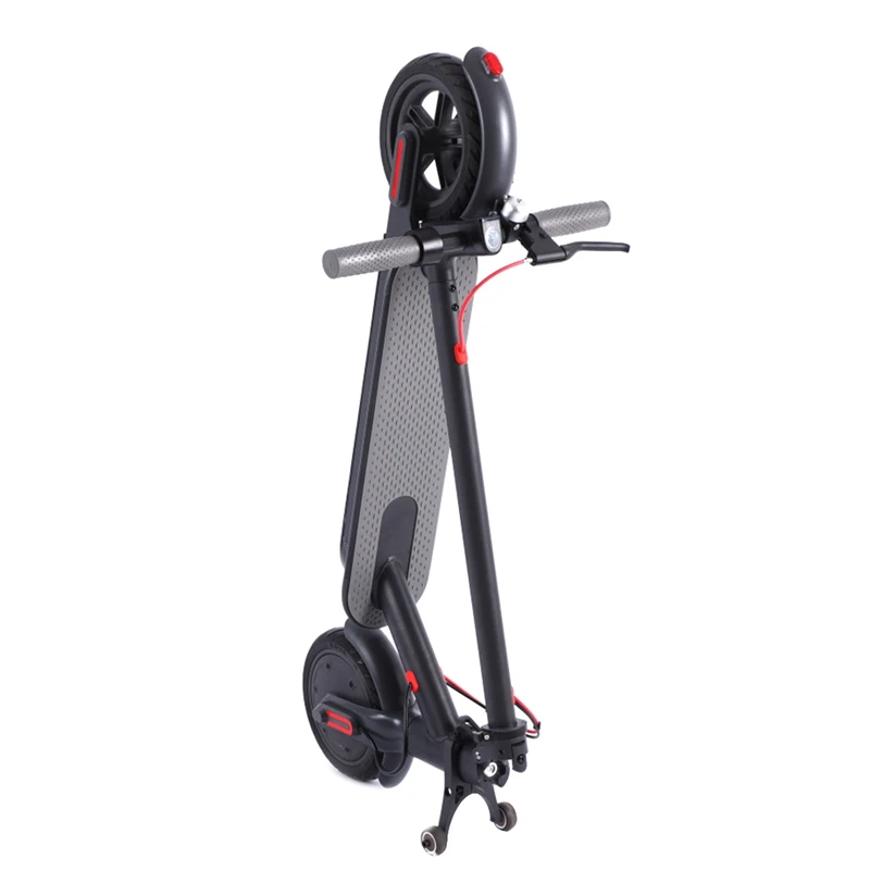 2 PCS Folding Electric Scooter Handstand Stand Black Aluminum For Xiaomi For Ninebot F Series Scooter Folding Storage Bracket