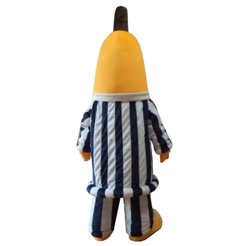 Nuovo personaggio adulto Halloween banana Costume della mascotte Halloween Christmas Dress Full Body puntelli Outfit Costume della mascotte