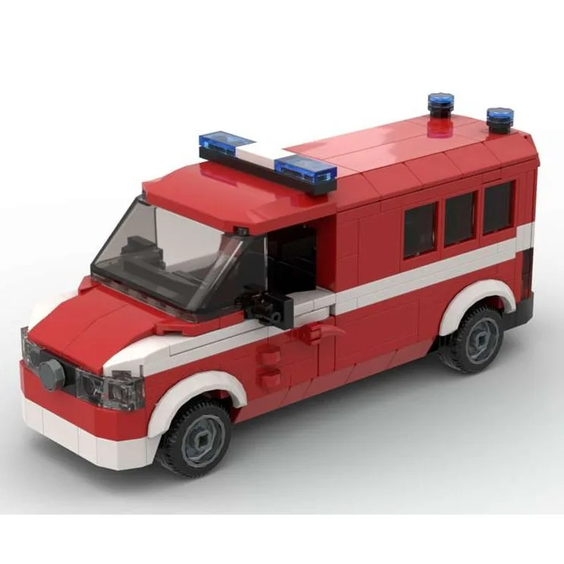 moc-253777-city-fire-truck-and-water-rescue-vehicle-building-block-model-480-parts-boys'-children's-birthday-christmas-toy-gift