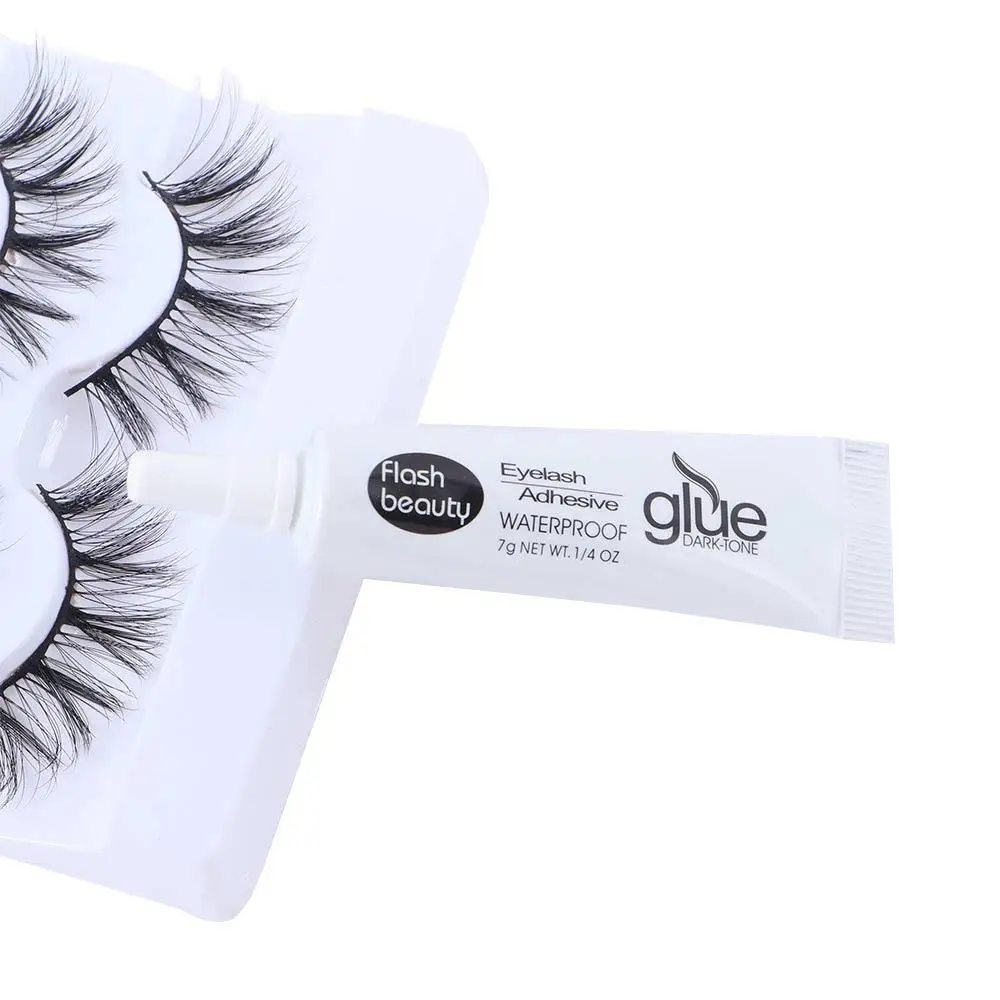 Professional Waterproof Moderate Safe Long Lasting Flase Eyelashes Glue Double Eyelid Glue Eye Makeup Tools Eyelash Adhesive