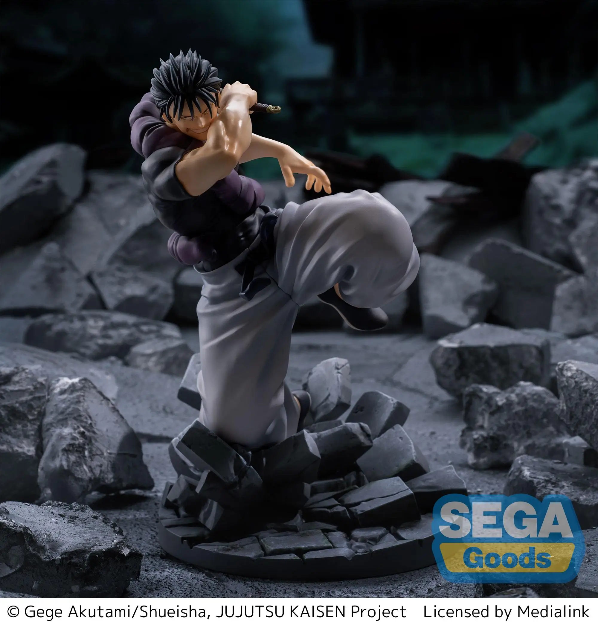 Origina l Anime Figur Sega Luminasta Jujutsu Line Lineigyoku Gyokusetsu Toji Fushiguro Heavenly B Ridge Pvc Ac Chion Figur