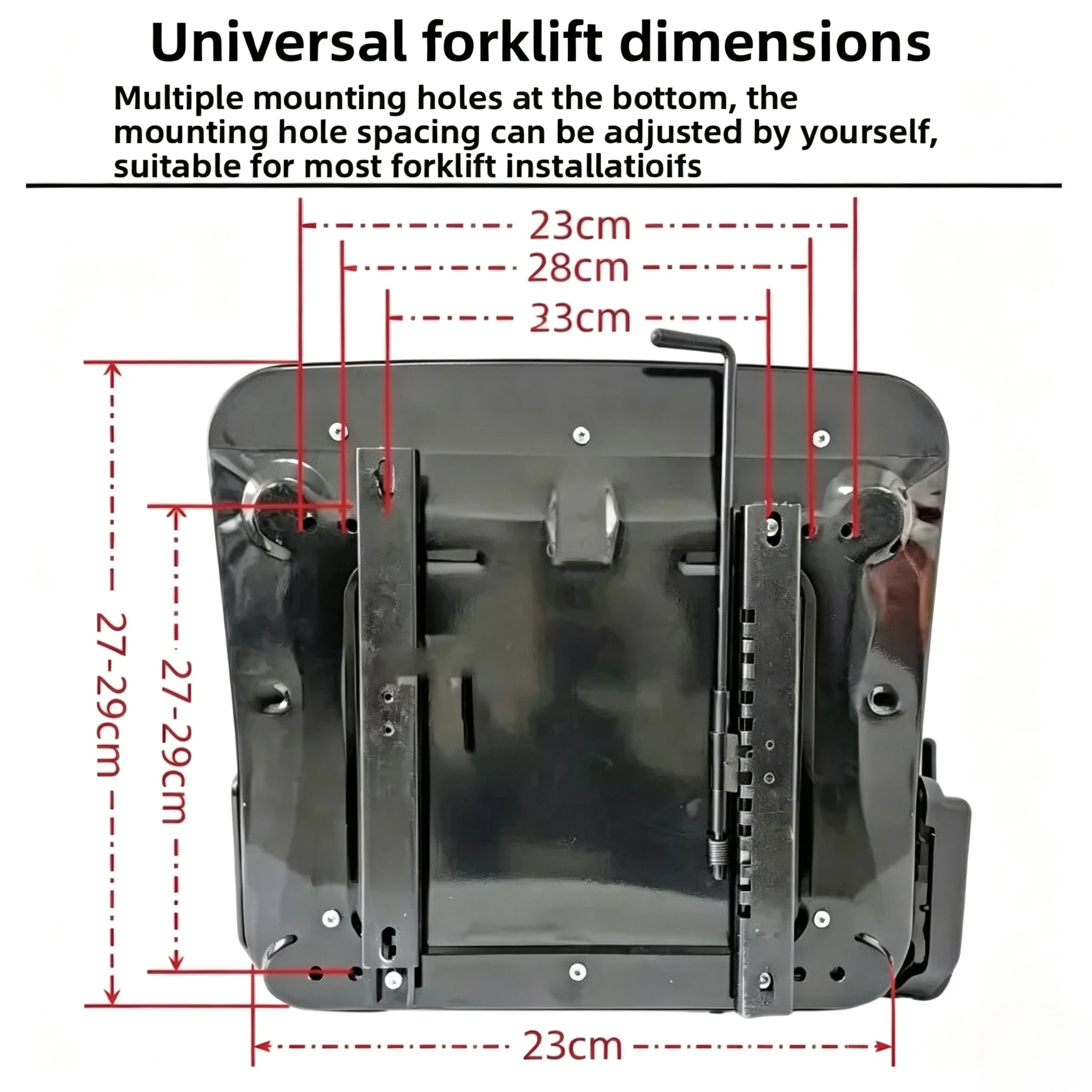 Universal Machinery Replacement Seat, Fit for Small Forklift, Loader and Tractor