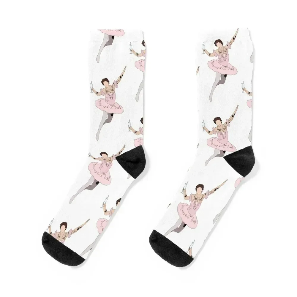 jumping ballerina harry Socks Stockings valentine gift ideas gifts kids Women's Socks Men's