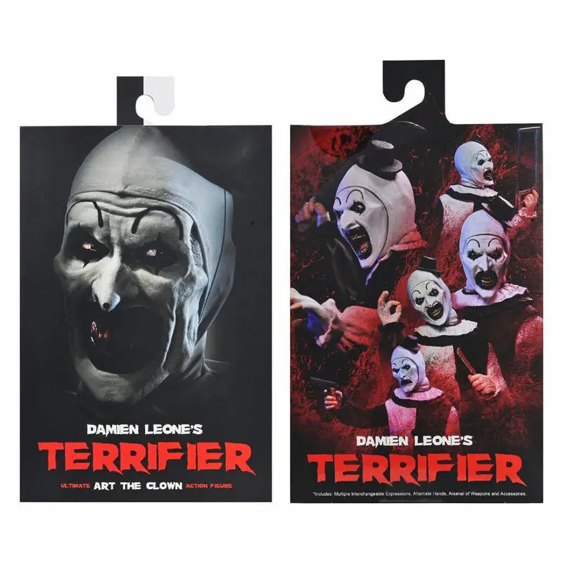 Neca 45251 Terrifier Art The Clown 7 Inch Action Figure Horror Movie Character Movable Joint Model Collectible Display Toy Gift view 3
