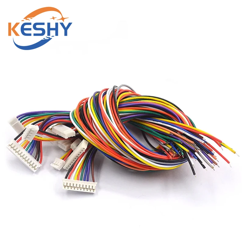 10PCS Mini Micro JST 2,0 PH Buchse 2/3/4/5/6/7/8/9/10/11/12Pin Stecker mit Terminal Drähte Kabel 100mm 200MM 300mm 26AWG