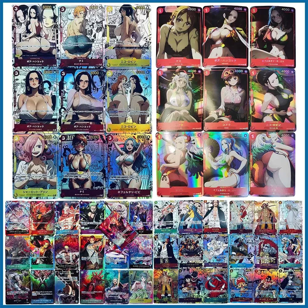 

Аниме One Piece DIY ACG Nami Uta Boa Hancock Багги Alvida Yamato Сексуальные игры для мальчиков Игрушки Коллекционные карты Рождественские подарки на день рождения