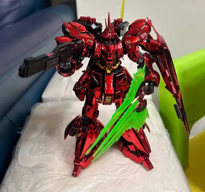 

STAR Model RG 1/144 MSN-04 Sazabi Mirror Electroplating red Ver.Assembly Model Kits Anime Action Figure Plastic Robot toys