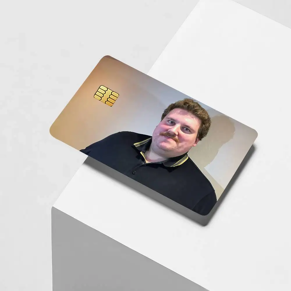 Rainer Winkler Drachenlord Credit Card Decorative Card Stickers Suitable For Bank Cards Metro Transit Anti-scratch Gift 4PCS