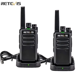 Retevis Walkie Talkie 2 sztuk RT668 PMR 446 FRS walkie-talkie dwukierunkowe Radio przenośny sprzęt komunikacyjny PTT Radio Hotel Cafe