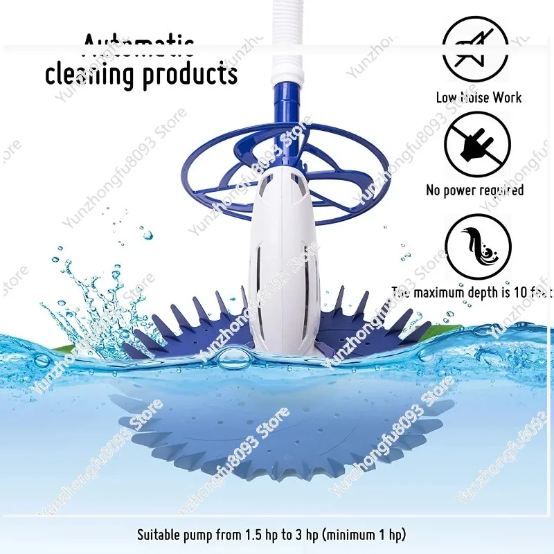 Swimming  Pool Cleaners Climb Wall Suction-Side  Automatic Pool Sweeper