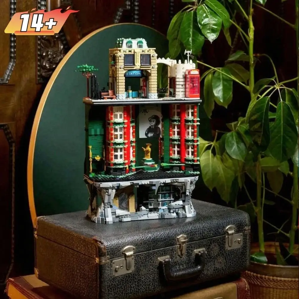 3491Pcs Mystic Official Mansion Building Kit Open Tiered Structure Model With Abundant Scene Details Hobby Collectible Present