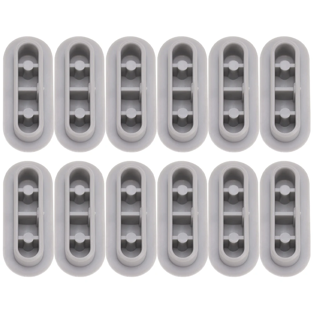 

12pcs Toilet Seat Gasket Adhesive Pads Bumper Plastic Accessories Protectors Durable Sturdy Anti Slip Compatibility Bathroom