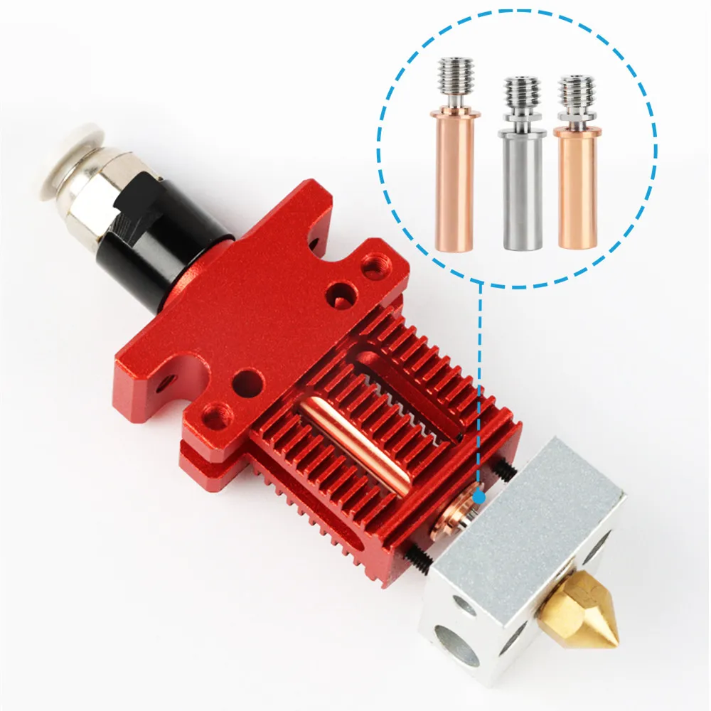 E3D V6 Throat V5 3D Printer Parts Hotend Heat-Break Bi-metal Heatbreak Copper Plated CR6 SE Throats For Anycubic VYPER Mega S