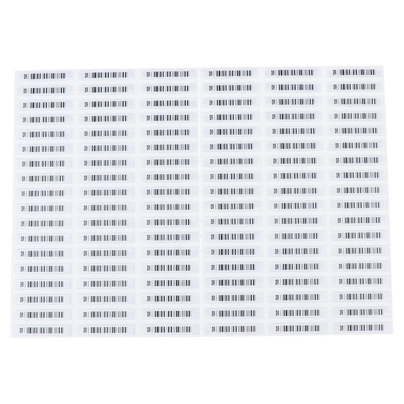 Hot! 108Pcs Acoustomagnetic Anti-theft Label Clothes Labels Stickiness Security Tags Sticker Heat Sensitive Plastic