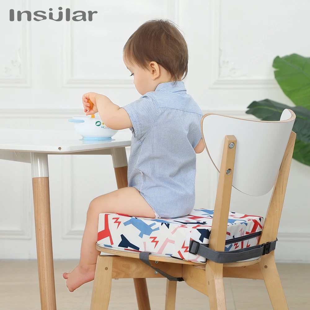 Children Kids Increased Booster Seat Cushion Pad Pillow Baby Dining High Chair Seat Cushions Adjustable Removable Baby Safety