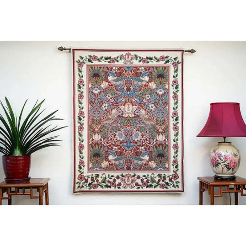 سجادة حائط ريتش آند لاكي بيردز ويليام موريس جوبلن أوبسون 70 سم × 90 سم #4