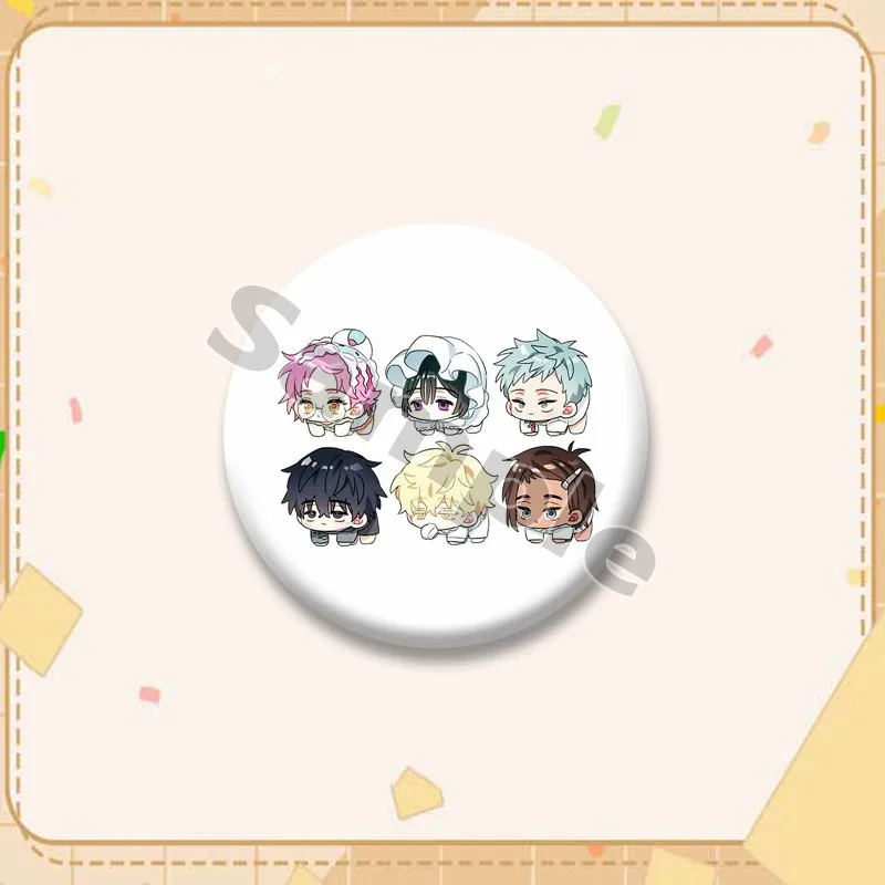 Hyuna Ivan Sua Mizi Luka Till Cartoon-Brosche Anime-Rollenspiel-Abzeichen Anstecknadeln für Rucksack Kleidung Accessoires Schmuck Geschenke – Detail 5