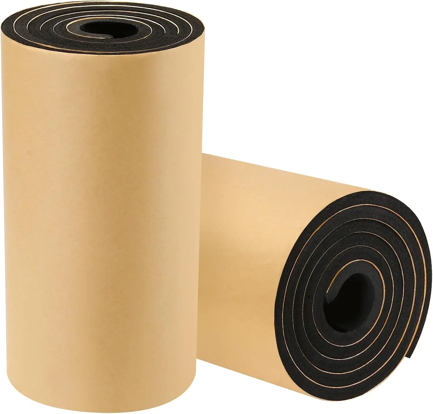 2 Pack High Density Self-Adhesive Sound Insulation Acoustic Closed Cell Foam, 0.4