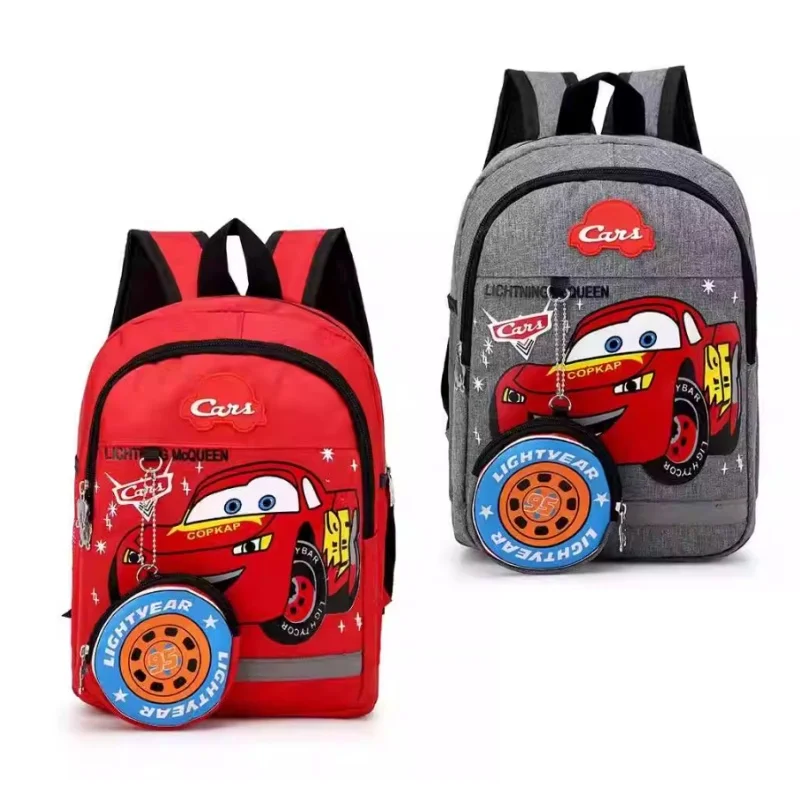 

Cartoon Kids Boys Girls 95 Car Backpack Schoolbag Kindergarten Bags Child Cartoon Travel Plush Toy Backpacks Gift