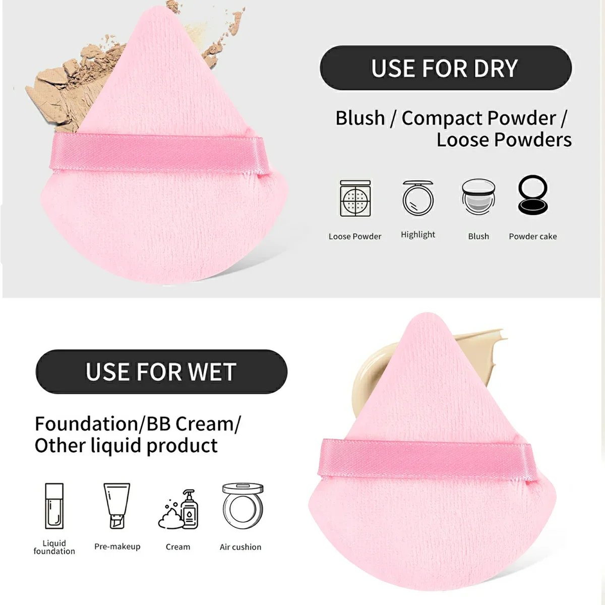 MEIBAOER 33PC 55PC  Makeup Tools Kit Foundation Makeup Brush Set Sponge Removal Puff Cleaning Bowl for Travel Tool