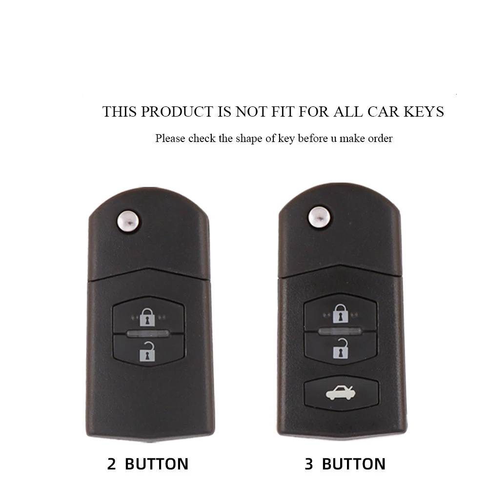 TPU Car Key Case Cover For Mazda 2 3 5 6 8 CX7 CX-7 CX5 CX-5 CX9 CX-9 MX5 MX-5 M6 RX8 RX-8 2 3 4 Buttons Protector