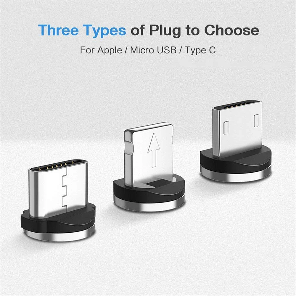 Магнитный адаптер USB-порта, зарядное устройство для iPhone, IOS, Android, USB-кабель типа C